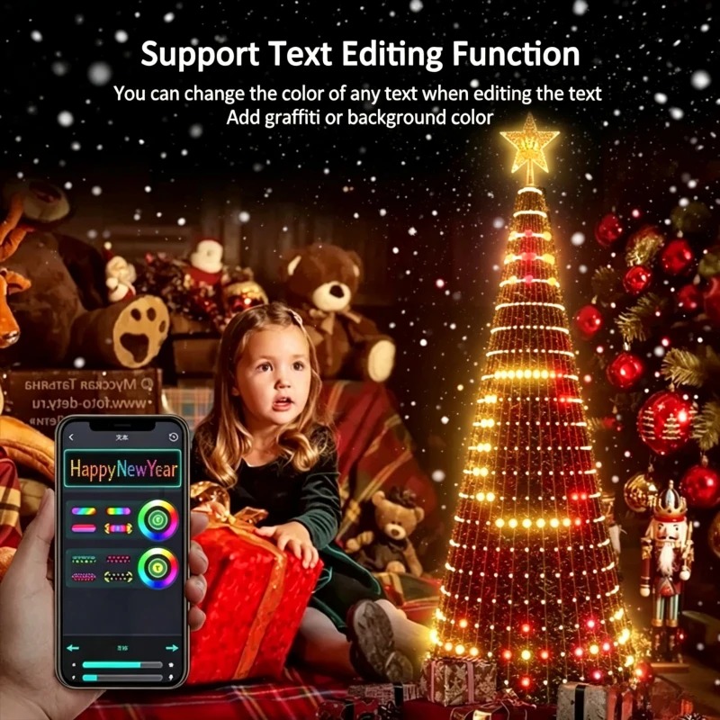 Lighting Christmas Decor - Luce Decorativa per Albero di Natale