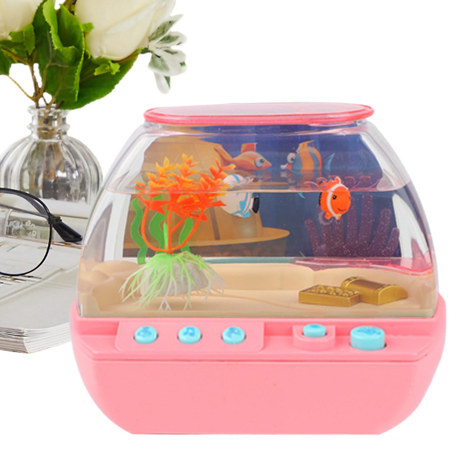 Lightings Decoration - Acquario Giocattolo con Musica e Luci,