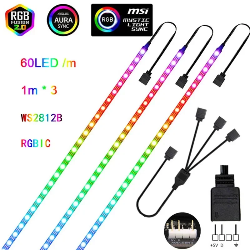 Decor Lighting Address - Striscia LED per PC WS2812b ARGB