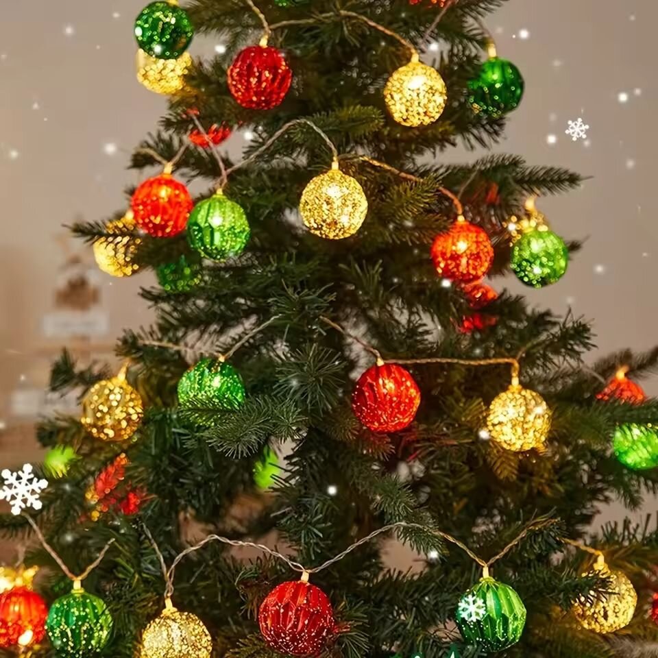 Lighting Christmas Decor - Luci Decorative Natalizie a Filo 1,5M