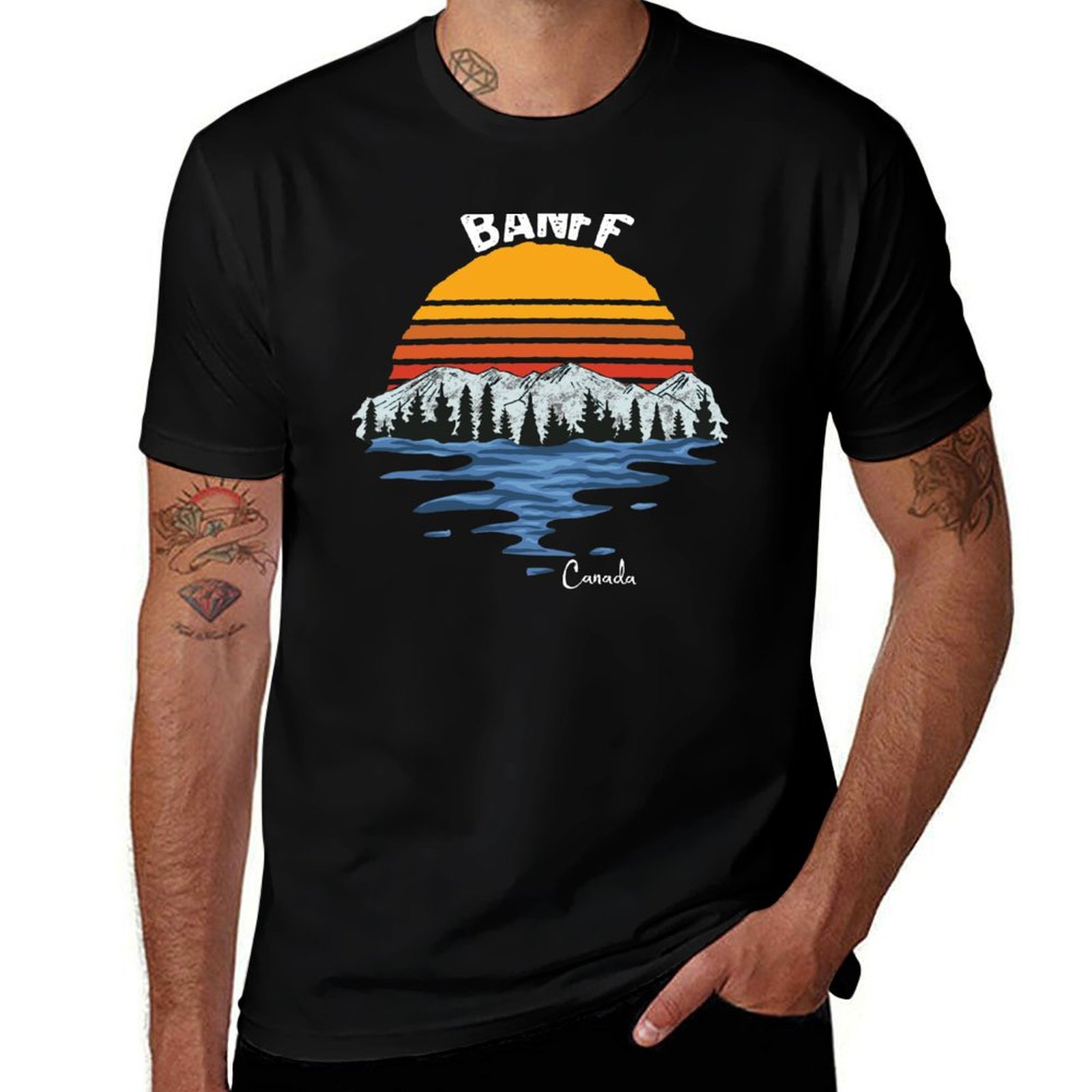 Alberta Lighting & Decor Edmonton Ab - T-Shirt Parco Nazionale di Banff, Alberta,