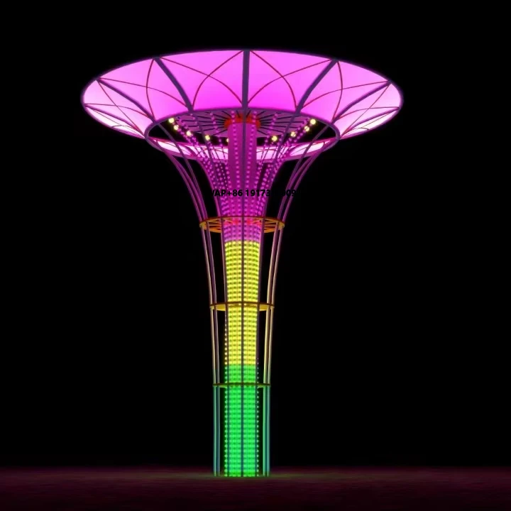 Outdoor Lighting Decor Ideas - Albero Luminoso Solare Fotovoltaico Personalizzato Impermeabile