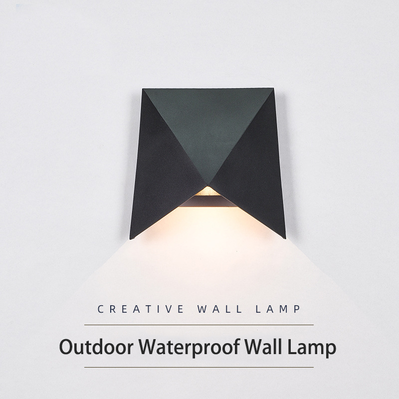Decor Lighting Cy - Lampada da parete impermeabile per esterni