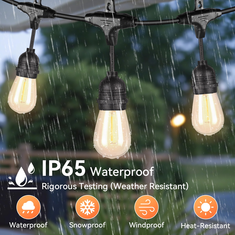 Decor Lighting Uk - E27 Luci a stringa per esterni