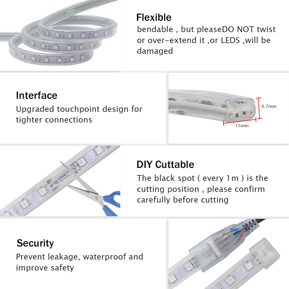 220V Bluetooth RGB Ha Condotto - Decor Lighting Uk recensione e prezzo