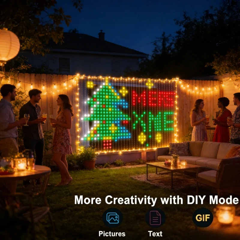 Luci a tenda intelligenti 400L - Lighting Christmas Decor recensione e prezzo