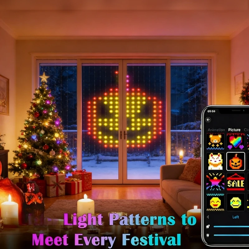 Luci a tenda intelligenti 400L - Lighting Christmas Decor recensione e prezzo