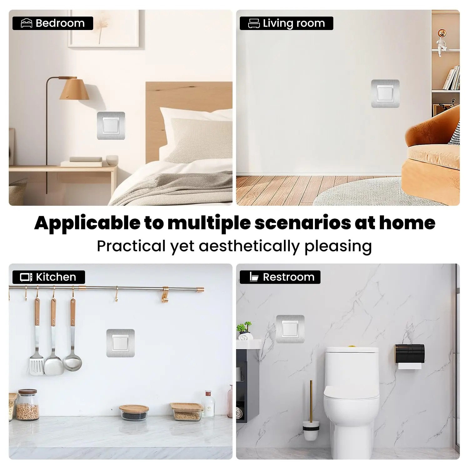 4 pezzi di interruttore della  - Decor Lighting Uk recensione e prezzo