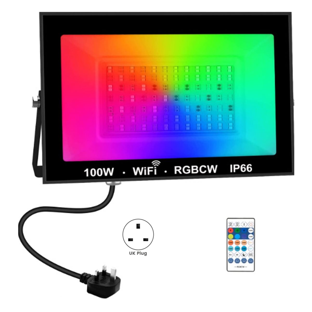AA19 Proiettore LED RGBCW 100W - Decor Lighting Uk recensione e prezzo