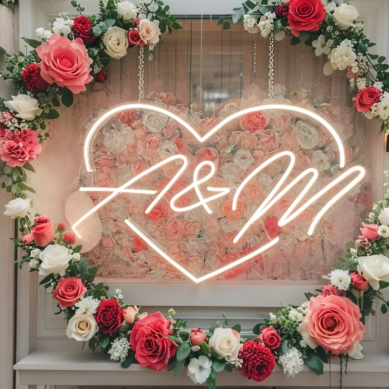 Insegna al neon a LED con iniz - Lighting Christmas Decor recensione e prezzo