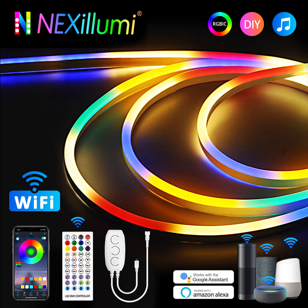 TUYA WiFi Neon RGBIC LED Luci  - Decor Lighting Address recensione e prezzo