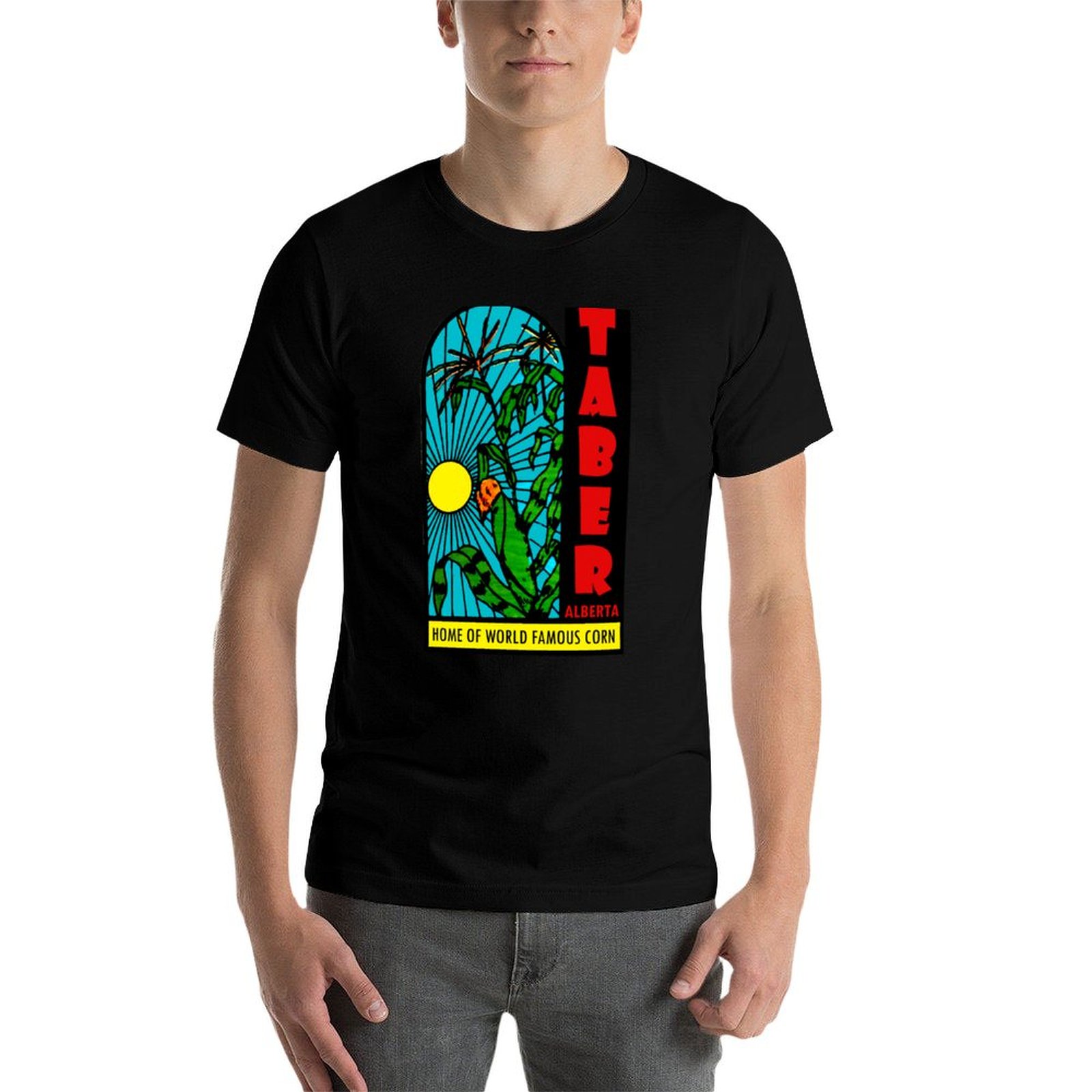 T-Shirt Taber Alberta Corn Vin - Alberta Lighting & Decor Edmonton Ab recensione e prezzo
